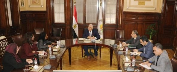 وزير الزراعة يبحث مع المدير الإقليمي للتنمية المستدامة بالبنك الدولي المشروعات المشتركة 1 khaligyoun180961708328223