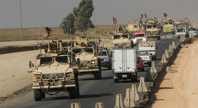 "الجارديان": الضربات الانتقامية الأمريكية في العراق وسوريا لن تكون نهاية المطاف 1 us convoy syria0011706954823