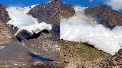 انهيار جليدي على سياح في جبال تيان شان بقيرغيزستان1709017270
