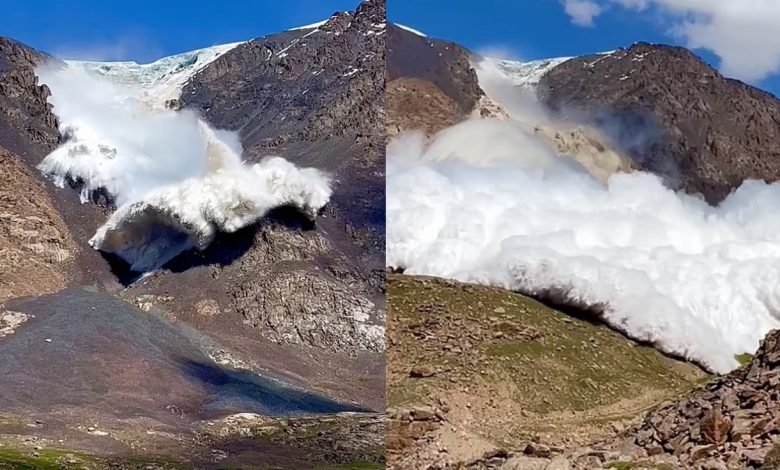 انهيار جليدي على سياح في جبال تيان شان بقيرغيزستان1709017270