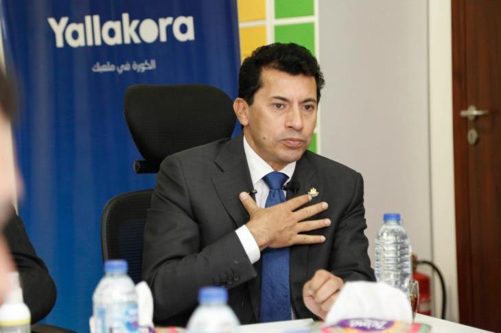 وزير الرياضة يؤكد على دعمه الكامل للبعثة المصرية بدورة الألعاب الأفريقية 1 أشرف صبحي وزير الرياضة 11710161167