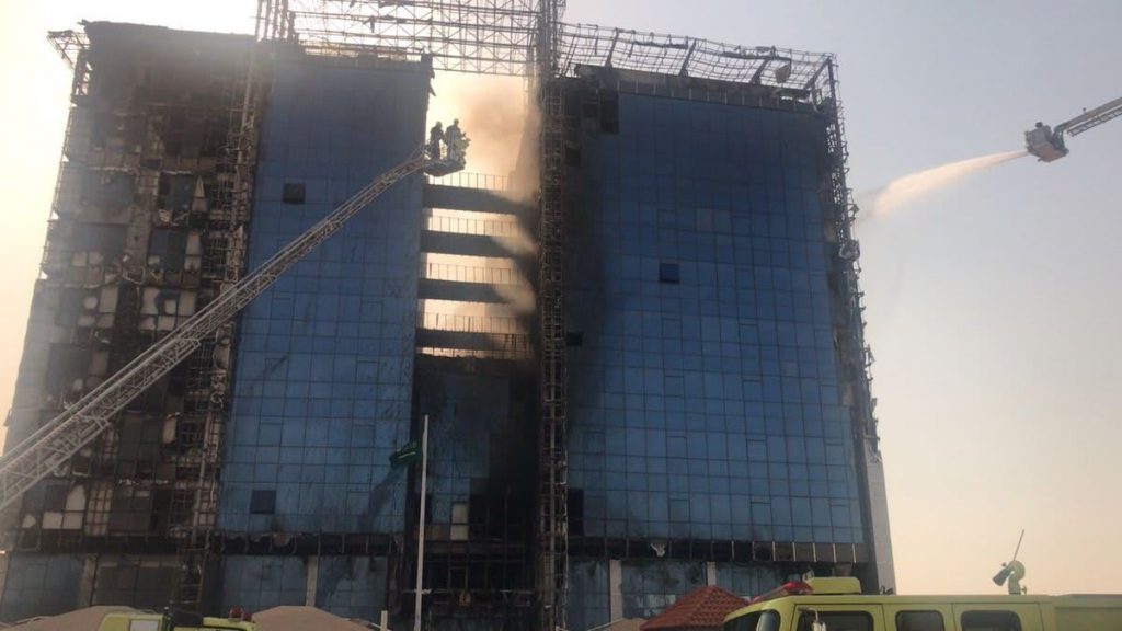 النيابة العامة: حريق ستوديو الأهرام امتد لـ 10 عقارات مجاورة.. وندب الأدلة الجنائية لبيان سبب اندلاعه 1 1110201710711663