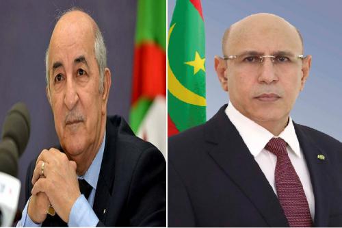 الرئيس الجزائري يبحث مع نظيره الموريتاني عددا من المسائل والقضايا الراهنة على الصعيد الأفريقي 1 25 03 2020 M 00000151709649604