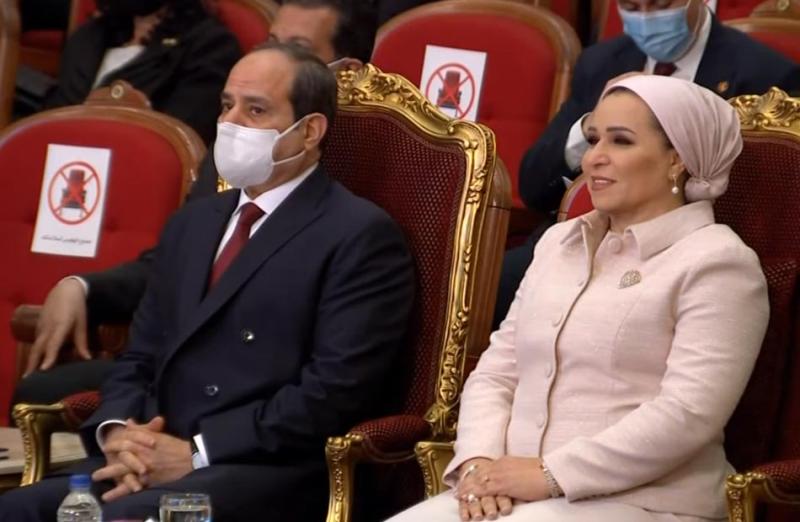 الرئيس السيسي والسيدة قرينته يشهدان احتفالية .. إضافة أولى 1 5666301711017063