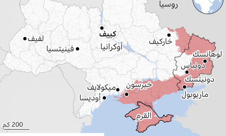 126496908 ukraine russian control areas map nc1709585764