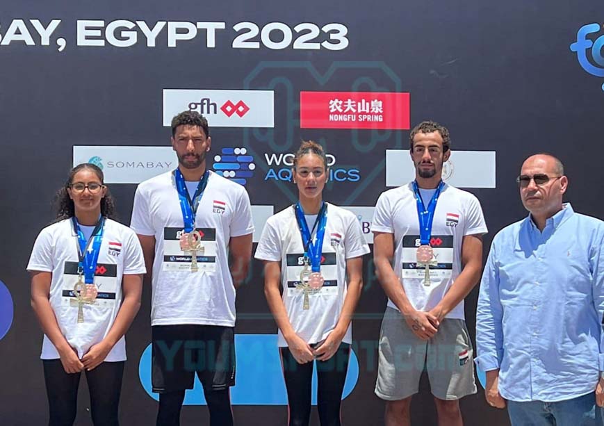 استعدادات مكثفة لاستضافة بطولة العالم لسباحة المياه المفتوحة بالغردقة 1 egypt wins 3 place in the world cup open water swimming1710946505
