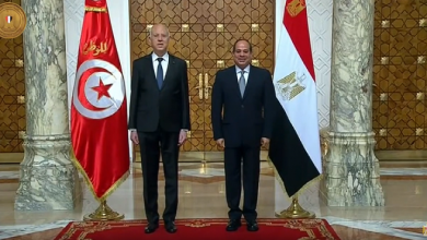 السيسى والرئيس التونسى قيس سعيد1710882003