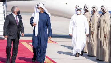زيارة ملك الأردن إلى الإمارات، في كانون الثاني يناير 20211711027323
