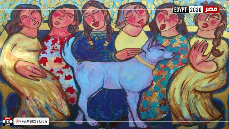 "ربيع الفنانين" لدعم أطفال الشوارع يجمع 75 فنانا و350 عملا فنيا 1 211125 W1714226114