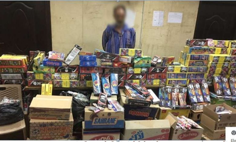 ضبط شخص بالمنوفية وبحوزته 3 ملايين قطعة ألعاب نارية مختلفة بقيمة 15 مليون جنيه 1 30800361815891902691712142243