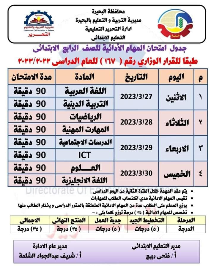 "تعليم القاهرة": غداً بدء امتحانات المهام الأدائية والمواد خارج المجموع لجميع المراحل الدراسية 1 335313101713616683