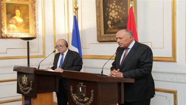 شكري ونظيره الفرنسي يؤكدان رفضهما المُطْلَق لأية إجراءات تهدف لتهجير الفلسطينيين من أراضيهم 1 5361714409767