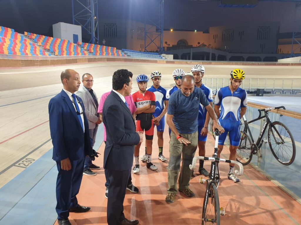 وزير الرياضة يهنئ الاتحاد المصري للدراجات بتأهل ابتسام زايد لأولمبياد باريس 1 IMG 20210731 WA0009