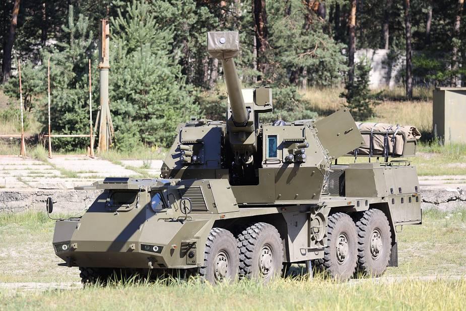 Zuzana 2 155mm 8x8 wheeled self propelled howitzer Slovakia army 925 0021713714244