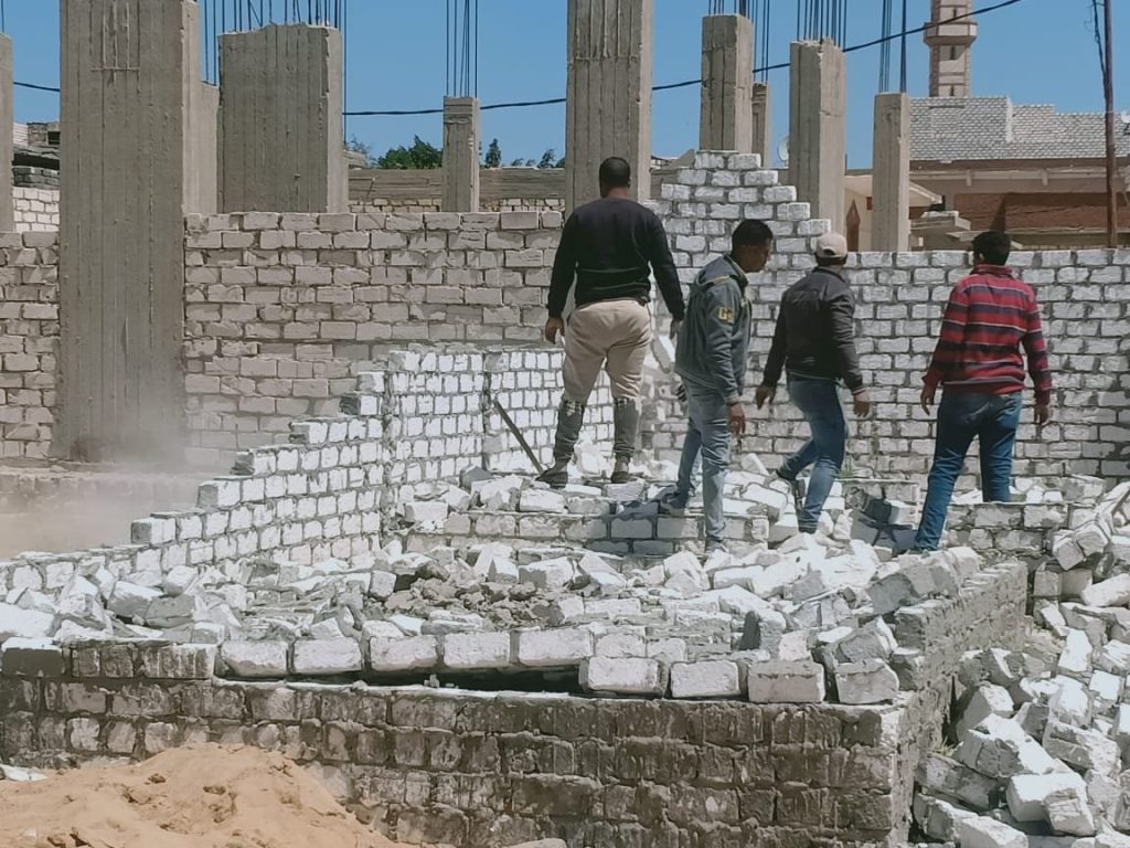 حملات مكثفة لإزالة البناء المخالف بإحياء الإسكندرية 1 elaosboa672541712159882