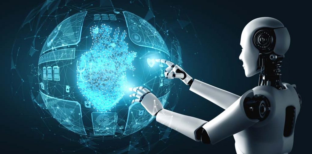 تطوير برنامج للذكاء الإصطناعى يساعد فى تطوير علاجات لسرطان الحنجرة 1 future medical technology controlled by ai robot using machine learning artificial intelligence1713212225