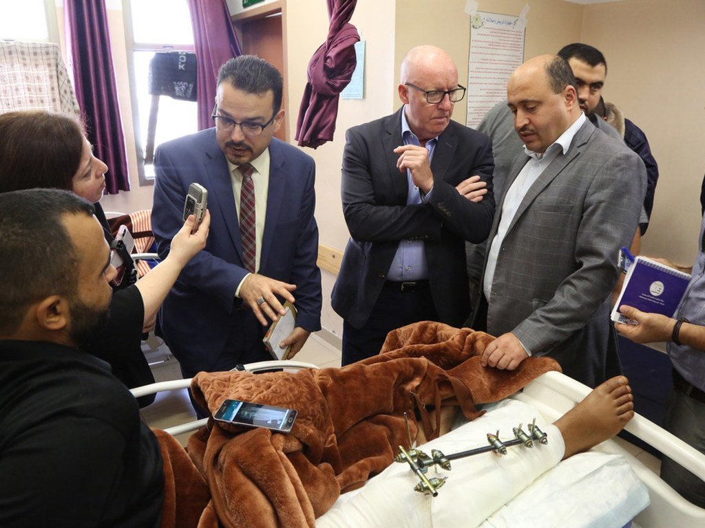 الأمم المتحدة: مستشفى الشفاء في حالة خراب ولم يعد صالحا للعمل..ووفاة 21 مريضا خلال الحصار 1