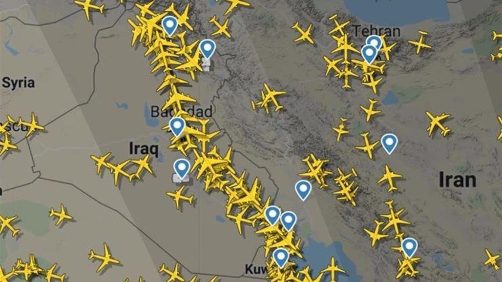 العراق يعلن إعادة فتح الأجواء الجوية بعد ساعات من إغلاقها نتيجة الهجوم الإيراني على إسرائيل 1 الأجواء العراقية1713074410