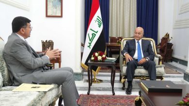 الرئيس العراقي ووزير الموارد المائية ـ الموقع الرسمي للجمهورية العراقية1714478828