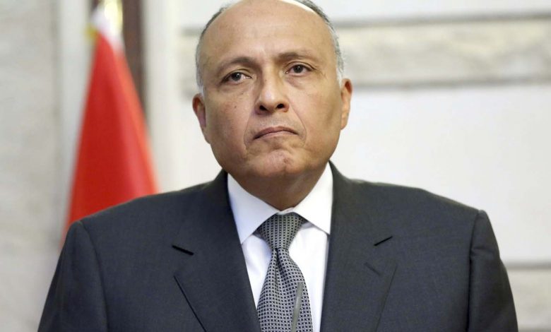 شكري يؤكد حرص مصر على تبنى منهج شامل لحوكمة الهجرة 1 وزير الخارجية سامح شكرى 1