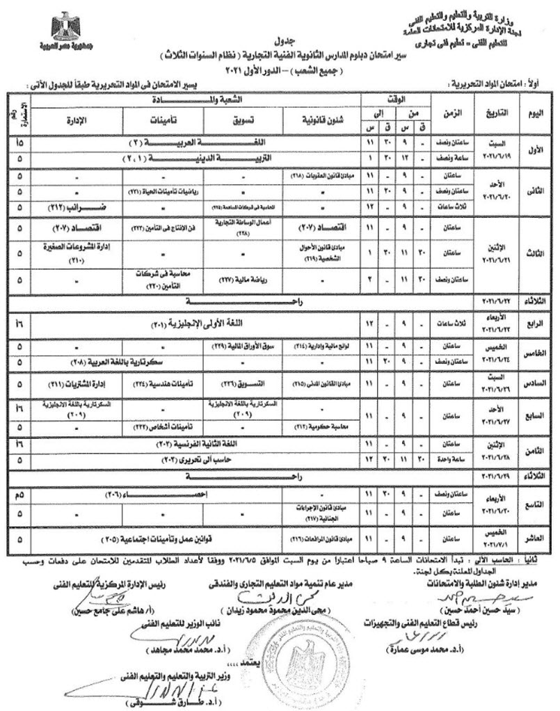 استعدادات قصوى بمدارس محافظات الجمهورية لإجراء امتحانات الدبلومات الفنية غدا 1 جدول امتحانات الدبلومات الفنية1716555723