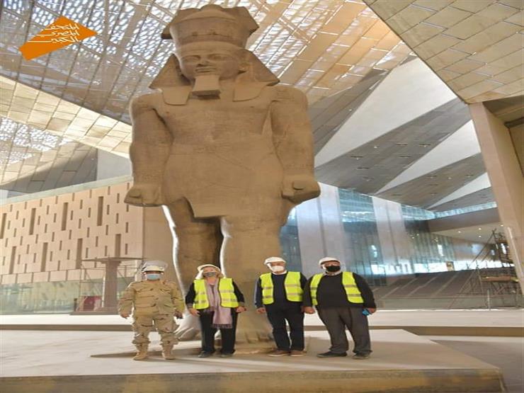 وفد اليونسكو يزور المتحف المصري الكبير 1 2021 2 4 16 27 35 7091715932084