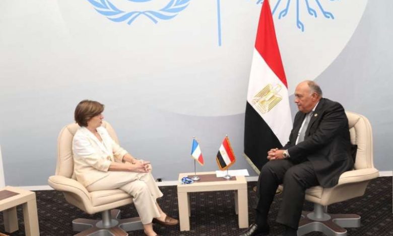 شكري ووزير خارجية فرنسا يؤكدان ضرورة تحقيق وقف إطلاق النار في غزة 1 315054 16817482181715359206
