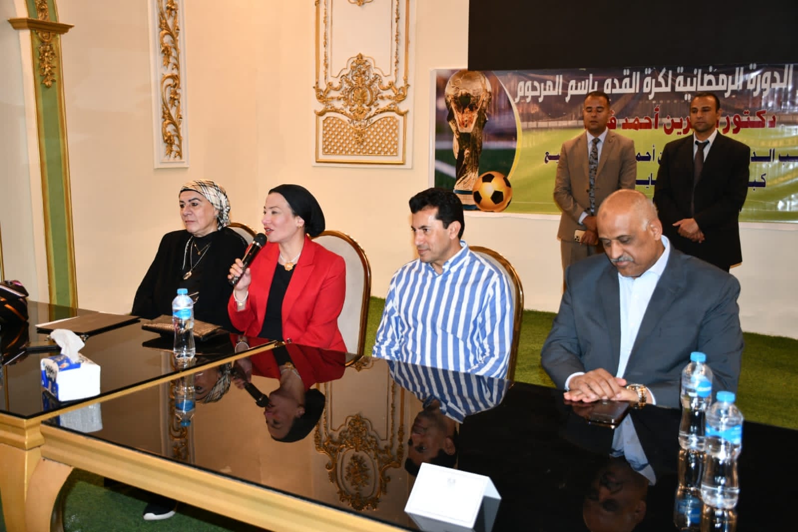 وزيرا الرياضة والتنمية المحلية يشهدان حفل ختام الموسم الرابع من مهرجان إبداع لأعضاء مراكز الشباب 1 5791715154726