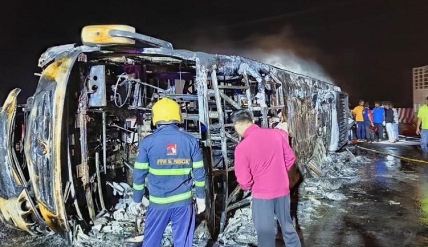 مصرع وإصابة 26 شخصا جراء اندلاع حريق في حافلة بالهند 1 6382380946335465101715752205