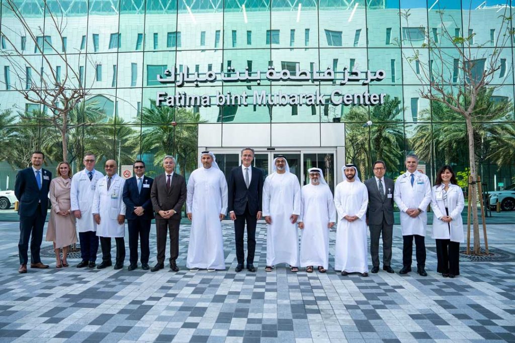 وزير الصحة يزور مستشفى «كليفلاند كلينك أبوظبي» ويشيد بالدمج بين الخدمات الطبية واستخدام التكنولوجيا المتطورة 1 Inauguration of the Fatima bint Mubarak Center at Cleveland Clinic Abu Dhabi1715707144