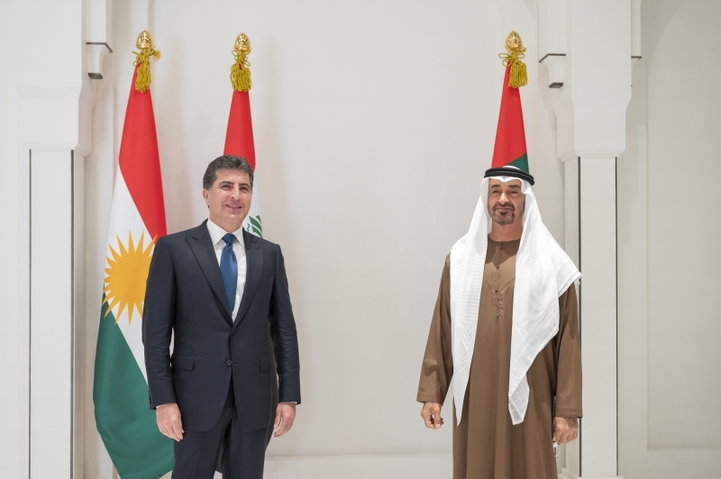 رئيسا الإمارات وإقليم كردستان العراق يبحثان تنمية التعاون الثنائي 1 image1716566342