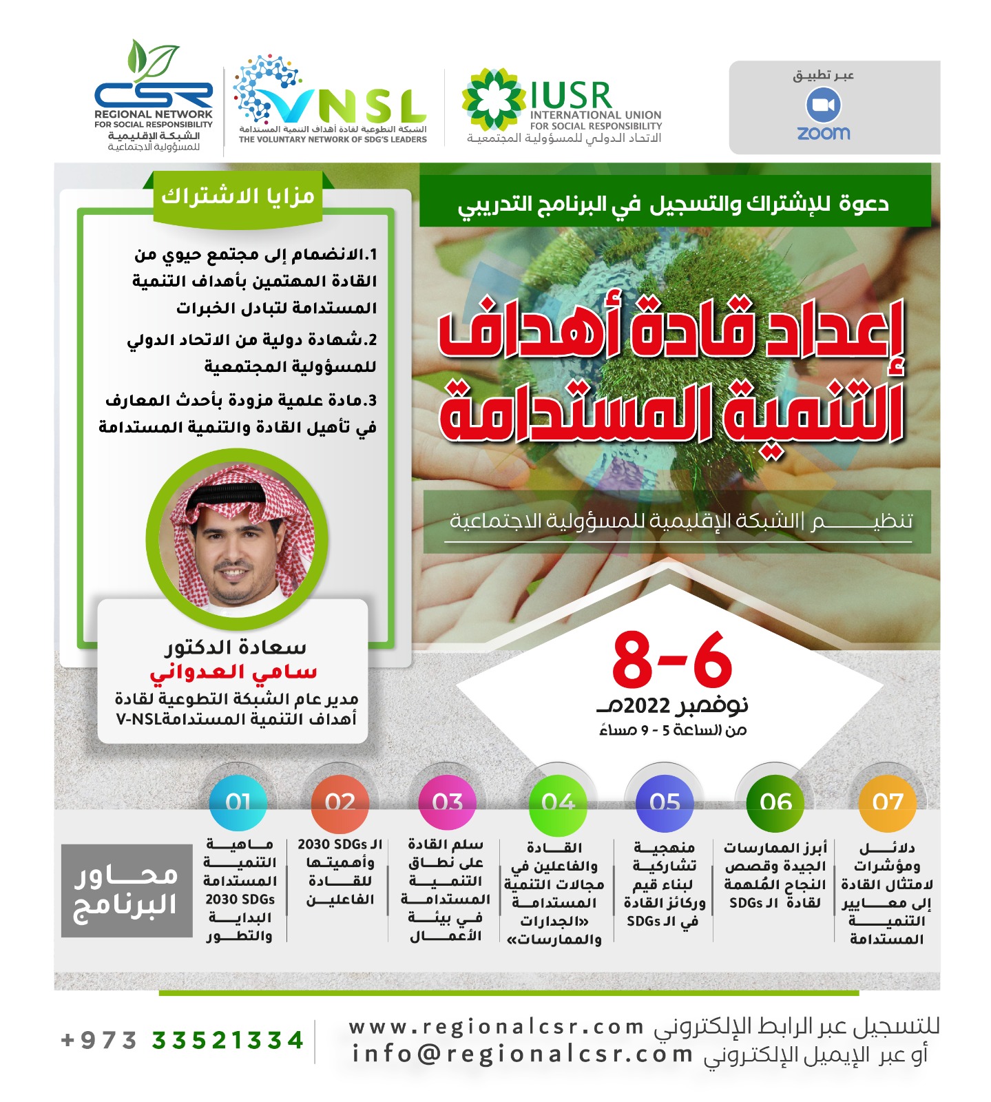 14 دولة عربية تشارك ببرنامج إعداد قادة التنمية المستدامة.. و"عاشور" يؤكد أهمية التعاون لتطوير قدرات الشباب 1 إعداد قادة أهداف التنمية المستدامة1717163884