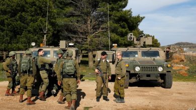عناصر من الجيش الإسرائيلي على الحدود مع لبنان e16696307288331715275924