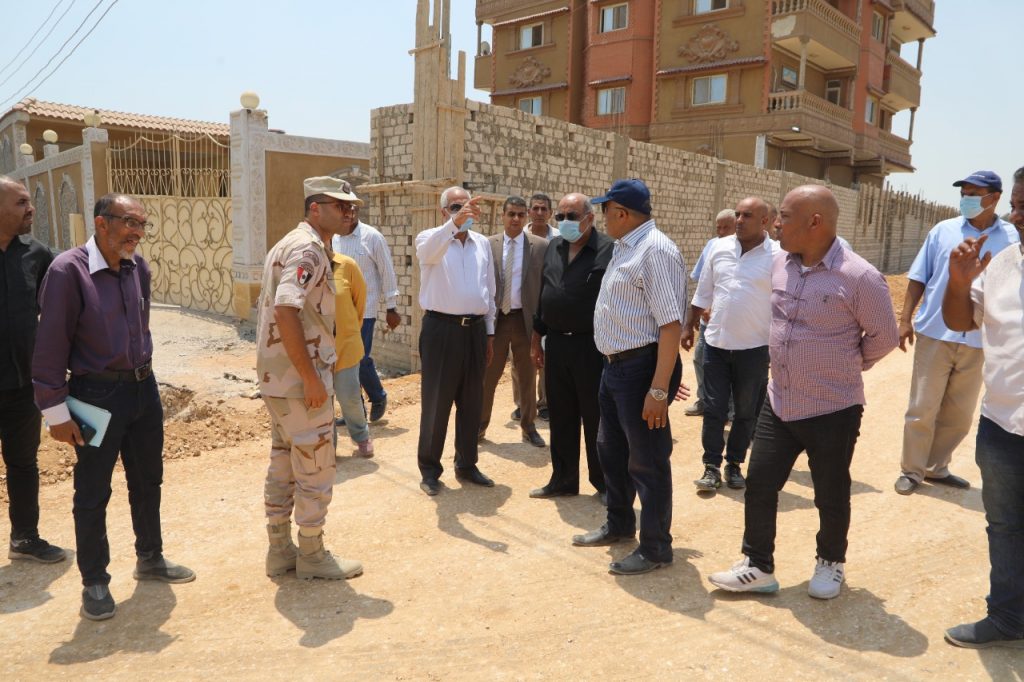 محافظ الجيزة يتفقد نسب التنفيذ بمشروع تطوير طريق المنصورية 1 1231717849383