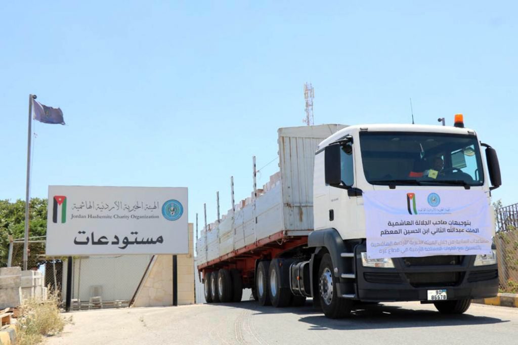 الأردن يسير قافلة مساعدات جديدة إلى قطاع غزة مكونة من 40 شاحنة 1 16250422424591717324984