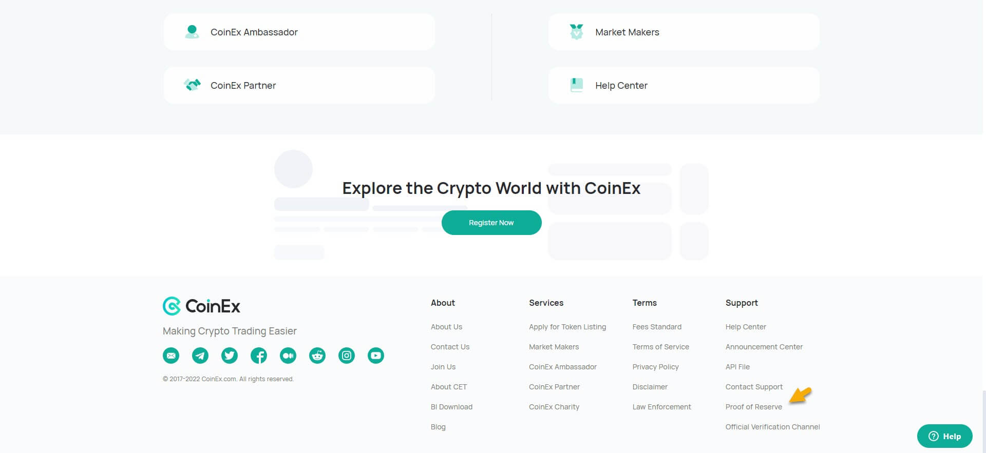 جلوبال(2):CoinEx تعزز الشفافية وتحمي أمن أصول المستخدم مع تحديث معدل احتياطي الأصول 1 2022 12 19 0 50 141719294543