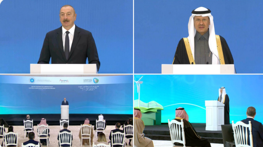 جلوبال (10): رئيس أذربيجان يشهد مراسم وضع حجر الأساس لمشاريع طاقة شمس ورياح تطورها "مصدر" بقدرة 1 جيجاواط 1 211717531925