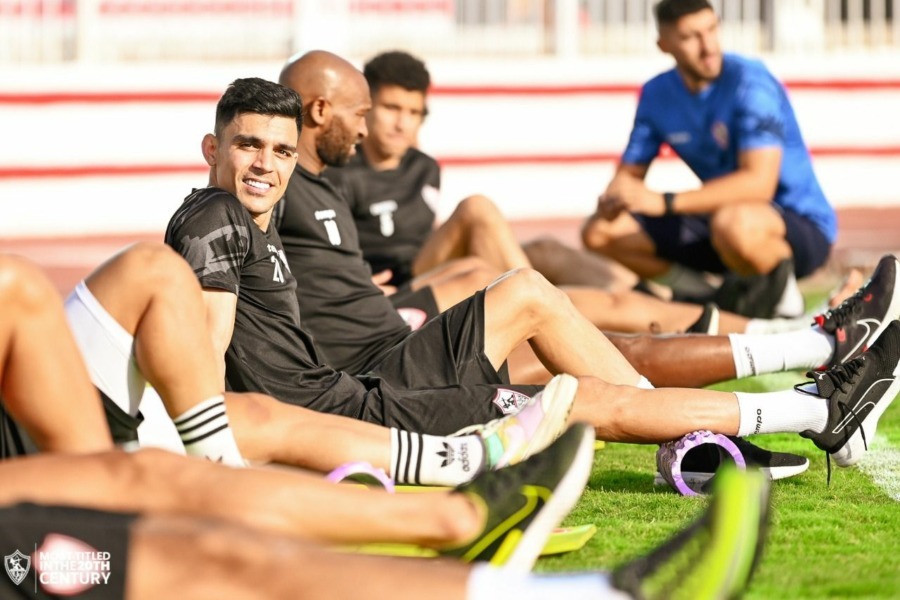 انتظام عواد وناصر ماهر والمثلوثي في تدريبات الزمالك استعدادا لمباراة سيراميكا كليوباترا 1 289723811 5333049870083308 5772716992838197095 n