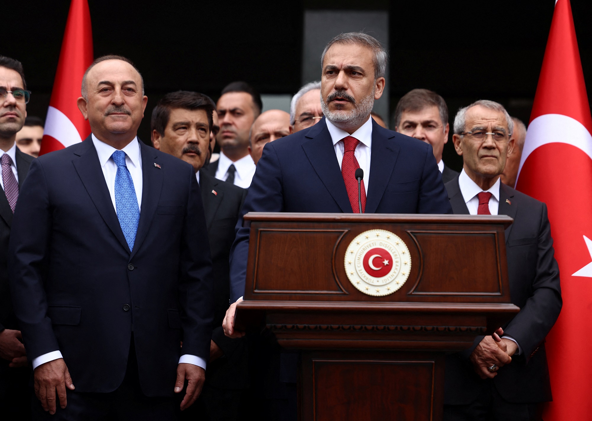 وزير الخارجية ونظيره التركي يؤكدان ضرورة التوصل بشكل عاجل لوقف فوري ودائم لإطلاق النار في غزة 1 647f8fd23e1721719415446