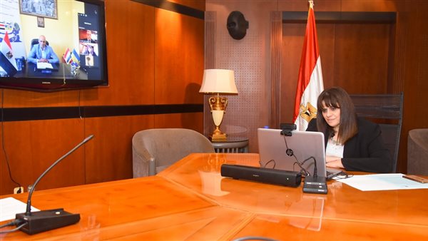 سها جندي تبحث مع أمين اللجنة التنسيقية لتنفيذ اتفاقية المشاركة المصرية الأوروبية التعاون المشترك 1 7881718788263