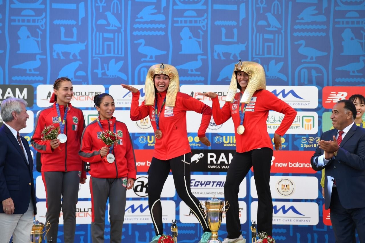 مصر وألمانيا تتوجان بذهبية تتابع السيدات والرجال في اليوم الأول لبطولة العالم لناشئي الخماسي الحديث 1 elaosboa743681719344223