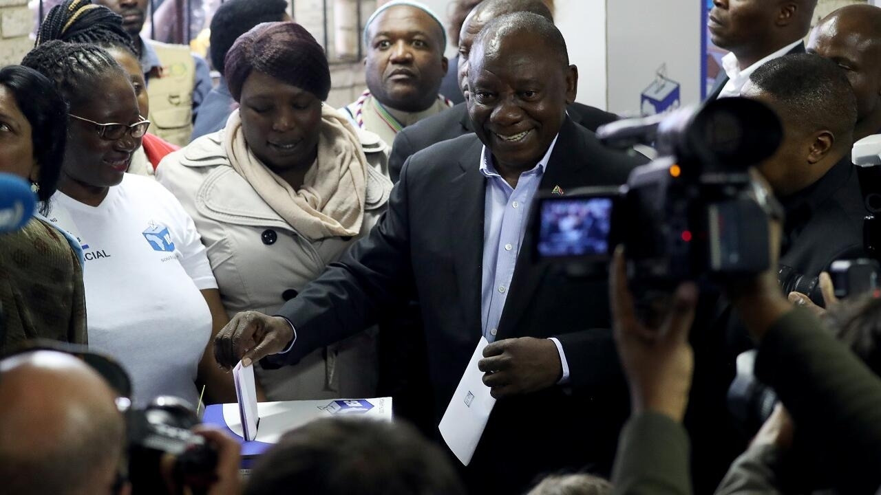 لجنة الانتخابات في جنوب أفريقيا تعلن فوز المؤتمر الوطني بـ159 مقعدا في البرلمان 1 rsa elections president ramaphosa reuters mike hutchings1717355164
