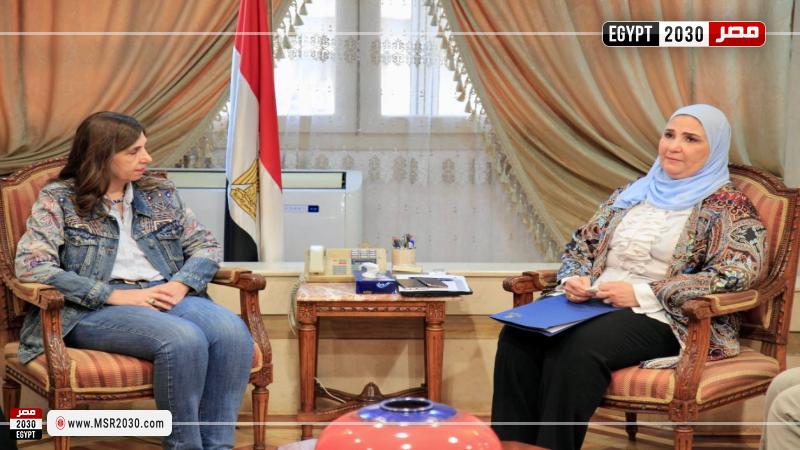 وزيرة التضامن الاجتماعي تبحث مع وكيل السكرتير العام للأمم المتحدة تعزيز أطر التعاون المشترك 1 145137 W1720636744