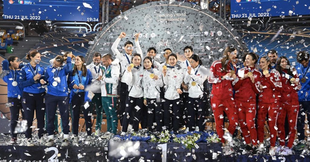 منتخب سيدات سيف المبارزة يحصد المركز الثامن بأولمبياد باريس 1 318344 WhatsApp Image 2022 07 21 at 81722354663
