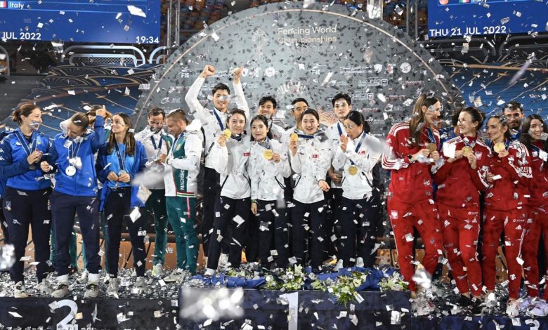 منتخب سيدات سيف المبارزة يحصد المركز الثامن بأولمبياد باريس 1 318344 WhatsApp Image 2022 07 21 at 81722354663