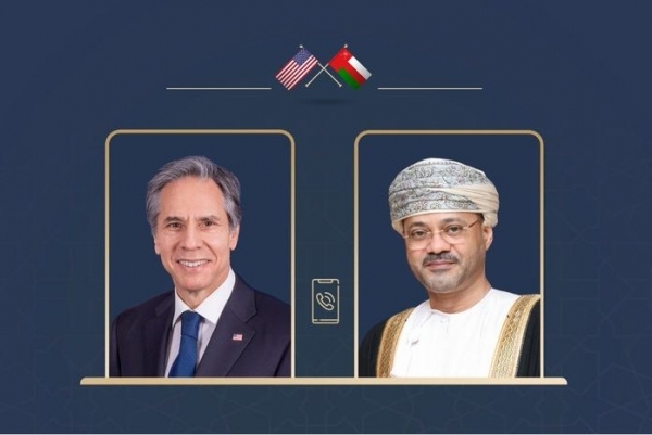 بلينكن يعزي نظيره العماني في ضحايا الهجوم الإرهابي ويبحث معه الوضع في غزة 1 Almawqea2023 11 09 09 57 51 9975731721333344
