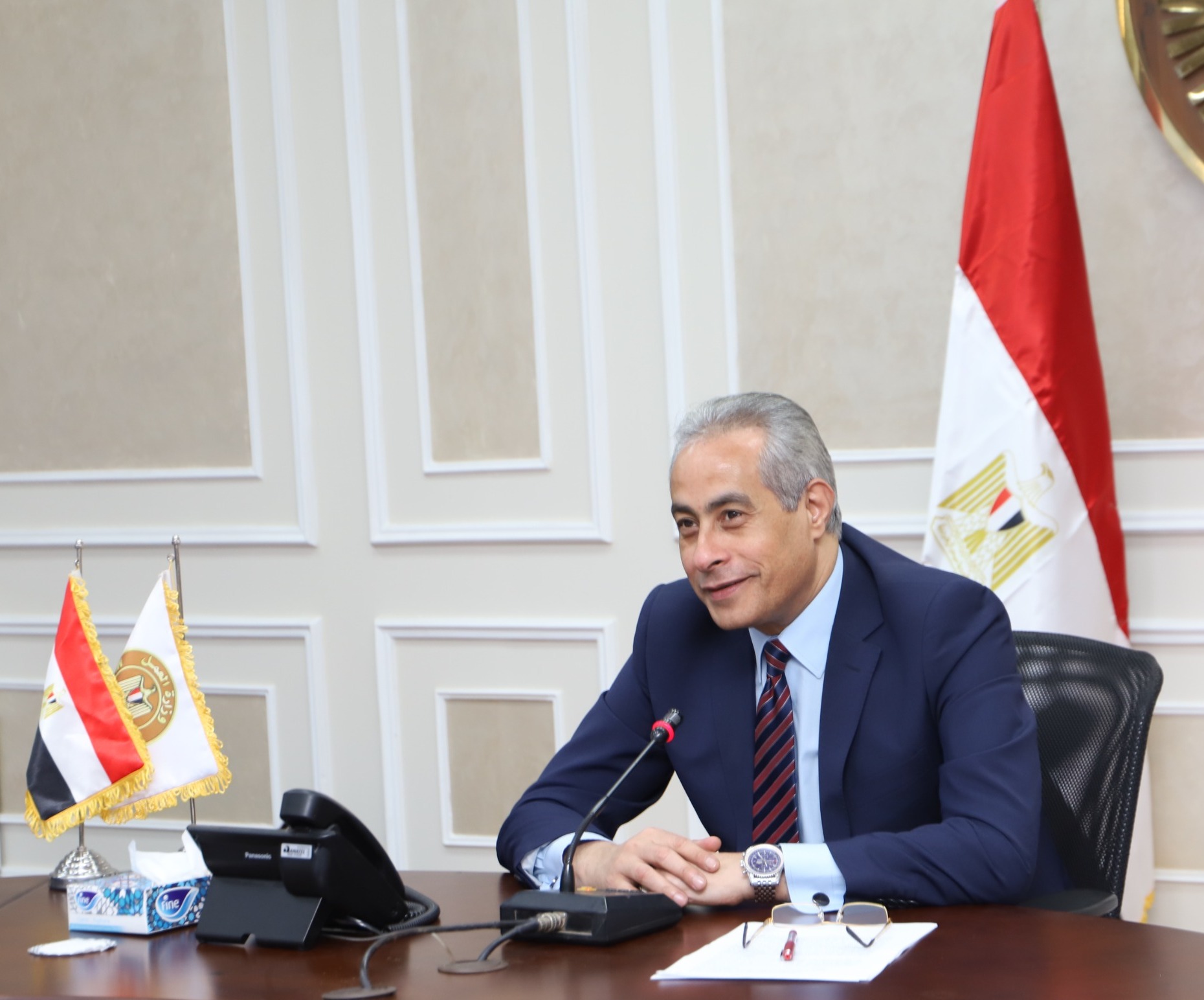 وزير العمل: الدولة تمضي قدمًا نحو تنفيذ أهداف خطة مكافحة أسوأ أشكال عمل الأطفال ودعم الأسرة 1 IMG 20240422 WA0024 11721732645