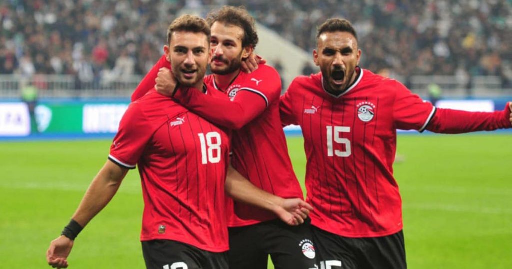 منتخب مصر يحقق أول انتصاراته في أولمبياد باريس بالفوز على أوزبكستان 1-0 1 egypt v uzbekistan u23 friendly match1722100803