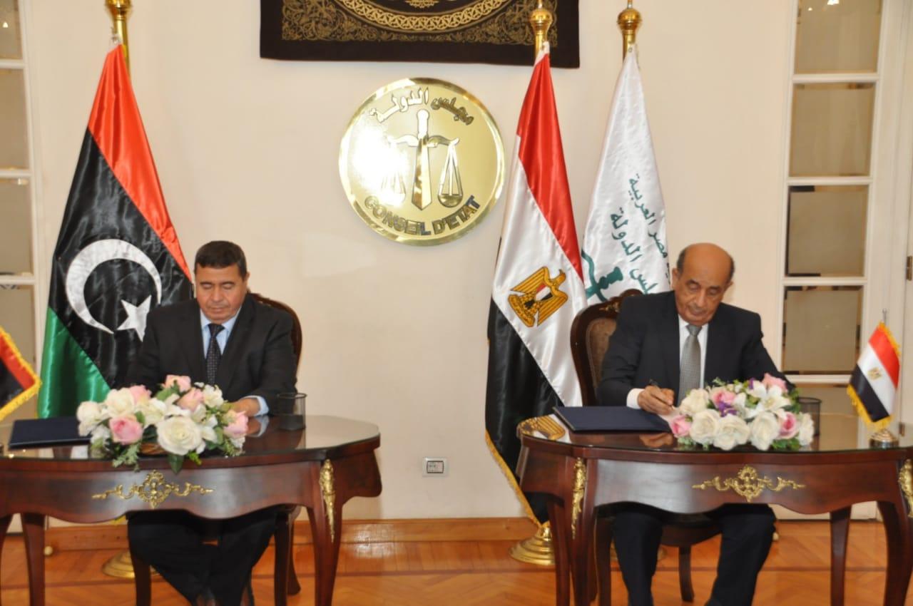 رئيس مجلس الدولة: التعاون مع مجلس القضاء الأعلى والنيابة العامة يساهم في تحقيق العدالة الناجزة 1 elaosboa793141720961584