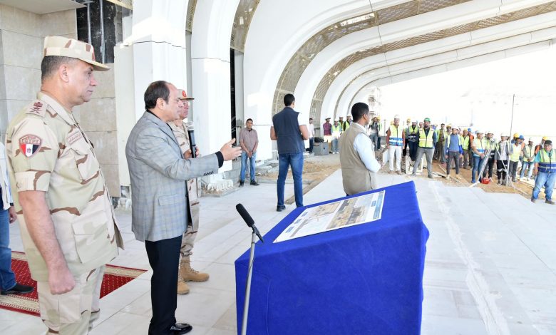 الرئيس السيسي يتفقد مركز القيادة الاستراتيجية بالعاصمة الإدارية استعداداً لانتقال قيادة القوات المسلحة إليها 1 elaosboa964581720811224